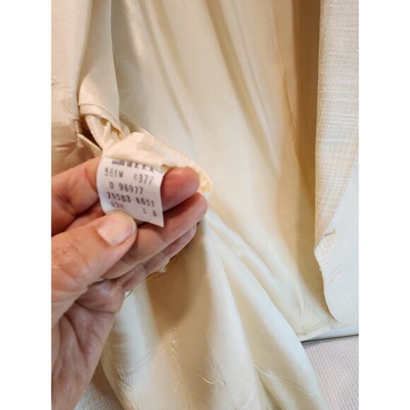 Vintage Levi's Menswear Textured Woven Blazer - Made in USA  24”‎ PTP 30” L 70s - Picture 3 of 8